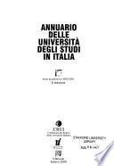 Annuario delle università degli studi in Italia