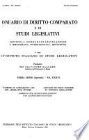 Annuario di diritto comparato e di studi legislativi