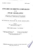Annuario di diritto comparato e di studi legislativi