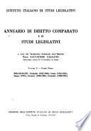Annuario di diritto comparato e di studi legislativi