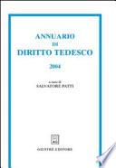 Annuario di diritto tedesco (2004)