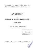Annuario di politica internazionale