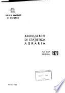 Annuario di statistica agraria
