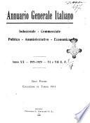 Annuario generale italiano amministrativo, politico e religioso