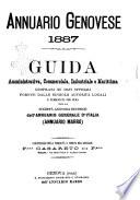 Annuario genovese guida amministrativa, commerciale, industriale e marittima ecc