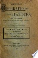 Annuario geografico-statistico pel ... illustrato con ... ritratti dei più celebri viaggiatori