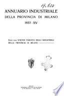 Annuario industriale della Provincia di Milano