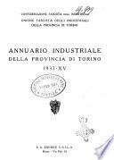 Annuario industriale della provincia di Torino