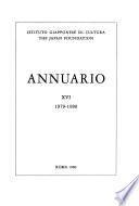 Annuario - Istituto giapponese di cultura in Roma