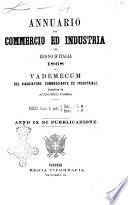 Annuario Lossa almanacco di commercio delle citta di Genova, Milano e Torino e principali provincie lombarde