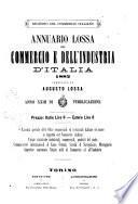 Annuario Lossa almanacco di commercio delle citta di Genova, Milano e Torino e principali provincie lombarde
