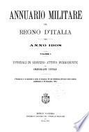 Annuario militare del regno d'Italia