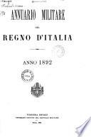 Annuario militare del regno d'Italia