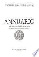 Annuario per l'anno accademico ... dalla fondazione