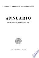 Annuario per l'anno accademico