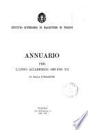 Annuario per l'anno accademico ...