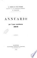 Annuario per l'anno accademico ...