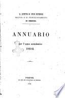 Annuario per l'anno accademico ...