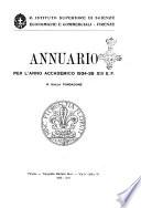 Annuario per l'anno accademico ...