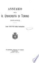 Annuario per l'anno accademico ...