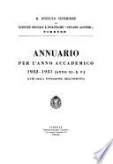 Annuario per l'anno accademico ...