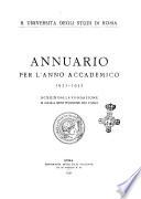 Annuario per l'anno accademico ...