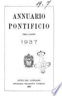 Annuario pontificio per l'anno ... pubblicazione ufficiale