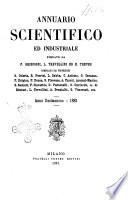Annuario scientifico e industriale direttore Augusto Righi