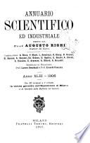 Annuario scientifico e industriale direttore Augusto Righi