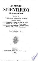 Annuario scientifico e industriale direttore Augusto Righi