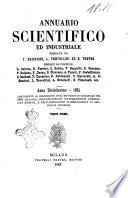 Annuario scientifico e industriale direttore Augusto Righi