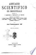 Annuario scientifico e industriale direttore Augusto Righi