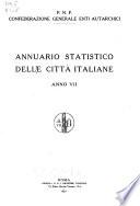 Annuario statistico delle città italiane