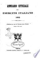 Annuario ufficiale dell'Esercito italiano