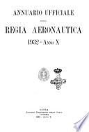 Annuario ufficiale della Regia Aeronautica