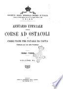 Annuario ufficiale delle corse ad ostacoli e corse piane per cavalli da caccia