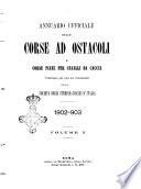 Annuario ufficiale delle corse ad ostacoli e corse piane per cavalli da caccia