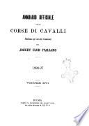 Annuario ufficiale delle corse di cavalli