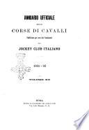 Annuario ufficiale delle corse di cavalli