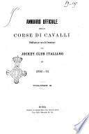 Annuario ufficiale delle corse di cavalli