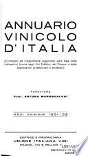 Annuario vinicolo d'Italia