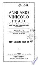 Annuario vinicolo d'Italia