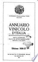 Annuario vinicolo d'Italia