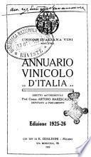 Annuario vinicolo d'Italia