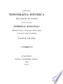 Antica Topgrafia Istorica del Regno di Napoli