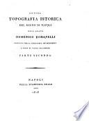 Antica topografia istorica del regno di Napoli, dell' abate Domenico Romanelli ...