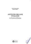 Antichi organi italiani