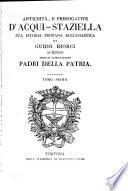 Antichità e prerogative d'Acqui Staziella