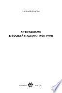 Antifascismo e società italiana