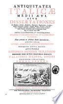 Antiquitates Italicae medii aevi